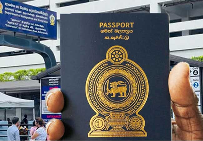 ශ්රී ලංකා විදේශ ගමන් බලපත්රයේ ලොකු පිම්මක්