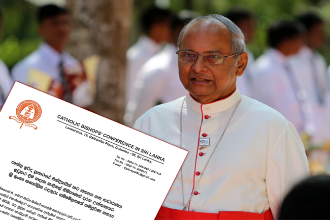 කාදිනල් හිමිට එරෙහි අසත්ය ප්රචාර කතෝලික රදගුරු සම්මේලනය හෙළා දකී