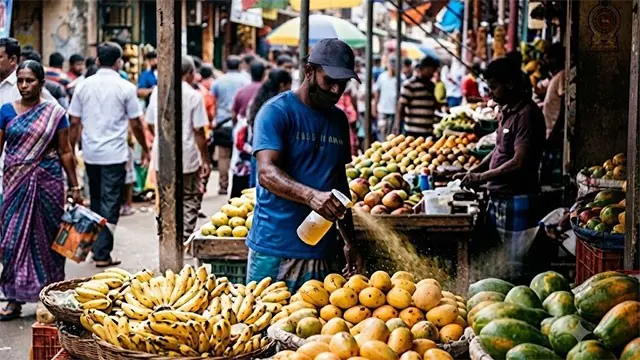 විෂ රසායනික යොදා පලතුරු ඉදවීම නතර කිරීමට සැලසුමක්